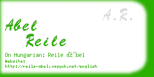 abel reile business card